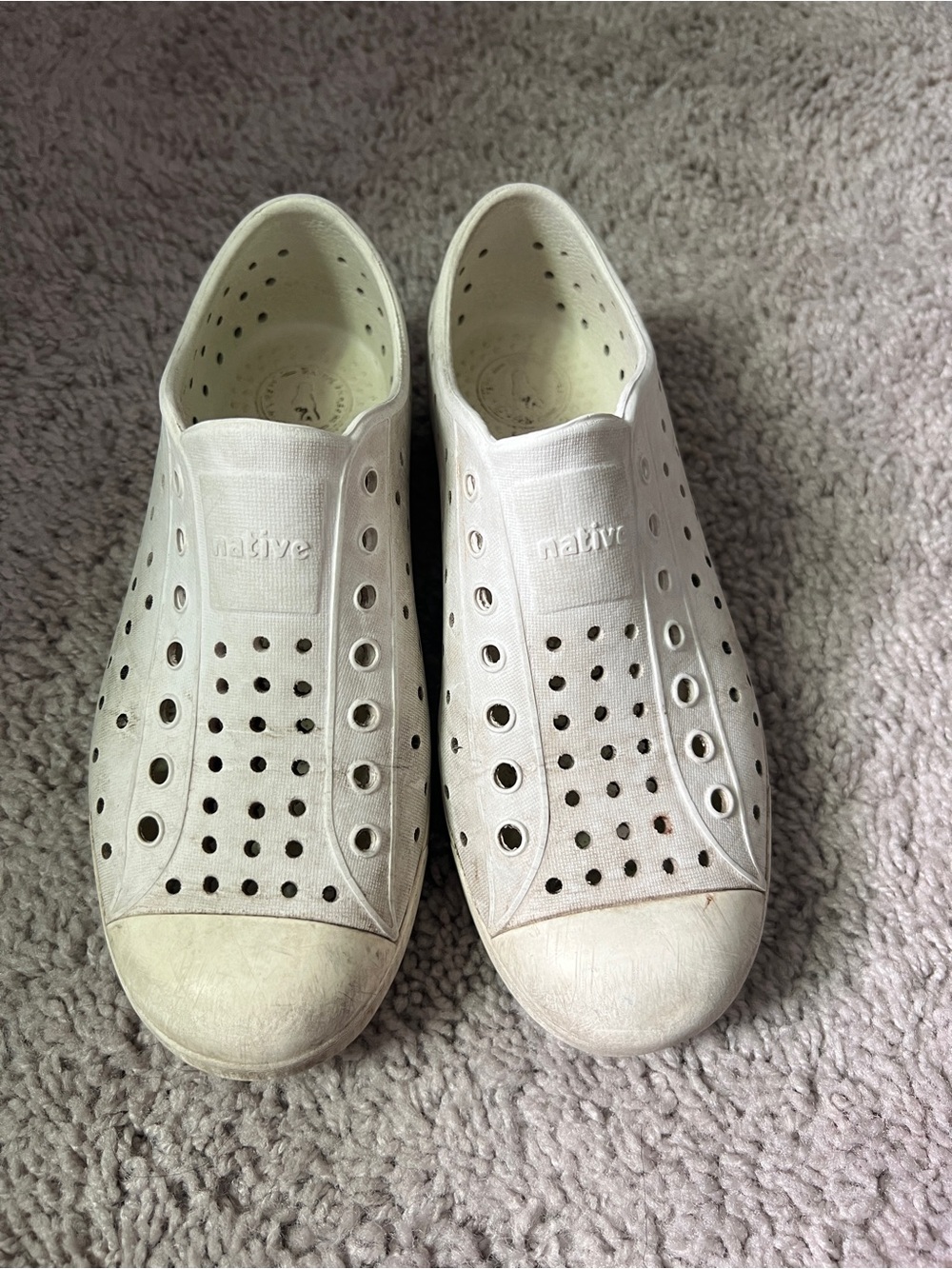 Native Casual Slip-On Shoes in White - Picture 2 of 4
